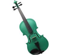 SADPRKR Student Violin Green Acoustic Violin 4/4 3/4 1/2 1/4 W/Case Bow Rosin Shoulder Rest Mute Strings For Beginner Students