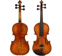 SADPRKR Violin for Adult Pattern Matte Violin Ebony Fingerboard Antique Wood Professional Grade Examination Playing Beginner Piano