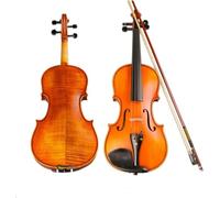 SADPRKR Violin for Adult Patterned Matte Hand-painted Violin Hanging Wood Rings Violin Musical Instrument