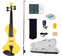 SADPRKR violin Professional 4/4 Full Size Electric Violin Set W/Bow Bag Violin Strings Maple Bridge