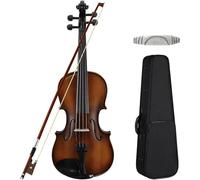 SADPRKR Violin set, advanced solid wood entry-level violin, with bow cover, suitable for beginners, adults, and children