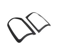 SADQRG Car Rear Light Cover Trims Headlight Tail Light Cover For VW For AMAROK V6 2009-2022 Car Exterior Accessories ABS Matte Black Front Rear Lamp Hoods Light Guard(Taillight Cover)