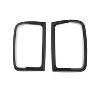 SADQRG Car Rear Light Cover Trims Headlight Tail Light Covers For Amarok For VW 2009-2022 Front Rear Lamp Hoods Trims Matte Black Car Exterior Accessories Light Guard(TAIL LIGHT COVER)