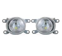 SADQRG Fog Light 8122002100 8121002200 Pair Fog Lights Headlight For Toyota For Corolla Altis 2019 2020 Fog Light Fog Lamp Cover Grill Bezel Foglight(Pair Yellow)