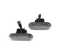 SADQRG For Nissan For Interstar For Primastar For Kubistar 2x Led Dynamic Turn Signal Lights Side Marker Mirror Indicator Light(Crystal white)
