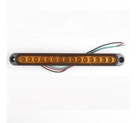 SADQRG Mirror Indicators Light Car Light Bar 12V Red Third Brake Light Rear Light Signal Side Marker Turn Signal Stop Warning Lamp High Mount(Yellow)