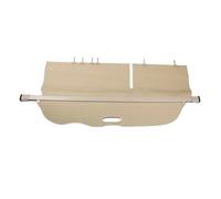 SADQRG Rear Trunk Cargo Cover Rear Trunk Cargo Cover For Land For Cruiser For Prado LC150 FJ150 2010-2021 Shield Shade Curtain Partition Board Privacy Security Cargo Covers(Beige)