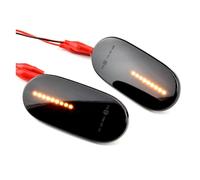 SADQRG Rearview Side Mirror Indicators Lamps 2pcs Auto Lamp Dynamic LED Side Marker Light For Mercedes For Benz For Sprinter For W906 2006-2018 Car Accessories(Smoke black)