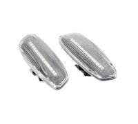 SADQRG Rearview Side Mirror Indicators Lamps For Citroen For C4 For C3 For C5 For DS4 For DS3 Flashing Car Side Marker Light Turn Signal Lamp Lateral Error Free(Crystal)