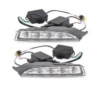 SADQRG Rearview Side Mirror Indicators Lamps LED DRL Headlight For VW For Scirocco R 2008-2014 Daytime Running Light Dynamic Yellow Turn Signal Relay Waterproof Car Part