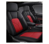 SADQRG Seat Protector Car Seat Cover For Nissan For Kicks For Patrol For Versa Luxury Interior Auto Accessories Seat Cushions(5Pcs-Black Red)