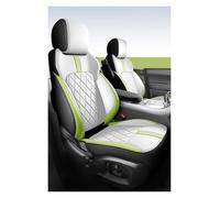 SADQRG Seat Protector Car Seat Covers For Chevy For Captiva For Cruze For Sonic For Onix For Sail For Spark Leather Auto Luxury Interior Accessories Seat Cushions(5Pcs-White Green)