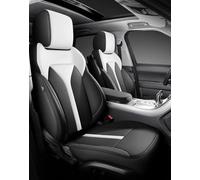 SADQRG Seat Protector Car Seat Covers For For Focus MK1 MK2 MK3 For Fusion For Ecosport For Ranger Auto Gifts Accessories Seat Cushions(5PCs-Black White)