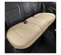 SADQRG Seat Protector Universal PU Car Seat Covers For Duster For Arkana For Kadjar For Megane 3 4 Auto Interior Accessories Seat Cushions(1PC-Beige,Rear)