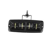 SADQRG Stop Lamp 6D Lens LED Fog Light Bar White Driving Beam Work Lamp 6inch Yellow Foglight For Lada Pickup Truck 12-24V(1pc White Light)