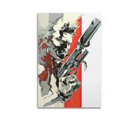 SADRUERE Metal Gear Solid 2 Sons of Liberty Video Game Poster Poster Decorative Painting Canvas Wall Posters And Art Picture Print Modern Family Bedroom Decor Posters 08x12inch(20x30cm)