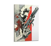 SADRUERE Metal Gear Solid 2 Sons of Liberty Video Game Poster Poster Decorative Painting Canvas Wall Posters And Art Picture Print Modern Family Bedroom Decor Posters 08x12inch(20x30cm)