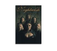 SADRUERE Nightwish Rock Band Poster Poster Decorative Painting Canvas Wall Posters And Art Picture Print Modern Family Bedroom Decor Posters 08x12inch(20x30cm)