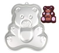 SADYFON Bear Shaped Panda Shaped Cake Pan 3D Aluminum Nonstick Cake Decorating Mould Birthday Wedding Anniversary Party Cake Baking Pans Tins Bakeware Tool