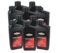 SAE 30 Engine Oil - Briggs & Stratton - Pack of 10 - 1 Litre - 100007E