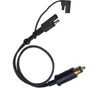 SAE Adapter Connector 12-24V Quick Release with Dust Cap, Compatible with Triumph, Victory & Ducati Motorcycles OEM Power Socket, 0.5m Cable