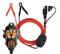 SAE Battery Connector | Battery Charging Cable with Push Button | Adapter for Quad Trailer Tractor Lawn Mower Motorcycle Car