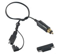 Sae Interface Charger Cable For Bmw Motorcycles Featuring Heating Gps And Tire Inflation Support Plastic Metal Construction 18awg Wires 16.1 Inch Total Length Reliable Power Solution Kit