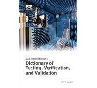 SAE International's Dictionary of Testing Verification and Validation