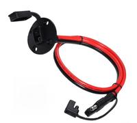 SAE Quick Connect Extension Cable 12AWG 30cm - Solar Panel for battery Disconnect Wire with Dust Cover for Car RV for Outdoor Power Tools