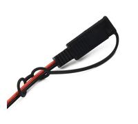 SAE to Clip Quick-Release Battery Charging Cable 12v 10a 18 Awg Single-core Power Cord with 2-pin SAE Connector for Motorcycle Car and Rv Application 1.0m
