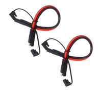 SAE to Dust Wire Cable 10awg 30cm for Solar Panels Copper Duty Spt2 Pure Heavy Quick Disconnect Extension Harness with Waterproof SAE Ca