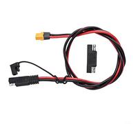 SAE to For XT60 Connector Cable 12AWG Flexible Silicone Solar Panel Extension Cord, 3ft High Temp Resistant Wire for RV Portable Power Station 50W-300W