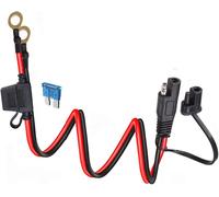 SAE to O Ring Terminal Harness,3.28Ft 10AWG SAE Battery Connector Wire,2Pin Plug
