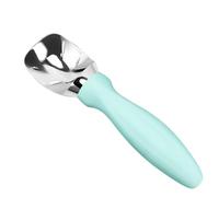 Saebye Ice Cream Scoop, Ice Cream Spoon with Comfortable Non-Slip Handle, High Performance Ice Ball Scoop for Ice Cream, Dough, Melon - Mint Green Handle - Robust, Dishwasher Machine