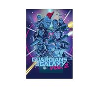 saedba Guardians Of The Galaxy VOL 2 Movie Poster Canvas Poster Bedroom Decor Landscape Office Room Decor Gift 12x18inch(30x45cm)