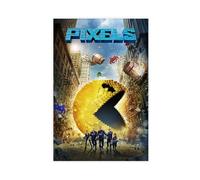 saedba Pixels Poster Canvas Poster Wall Art Decor Print Picture Paintings for Living Room Bedroom Decoration 16x24inch(40x60cm)