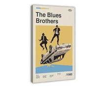saedba The Blues Brothers Midcentury Modern Print - Wall Art Print - Retro Movie Poster Canvas Poster Wall Art Decor Print Picture Paintings for Living Room Bedroom Decoration 08x12inch(20x30cm)