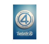 saedba The Fantastic Four First Steps Canvas Poster Wall Art Decor Print Picture Paintings for Living Room Bedroom Decoration 20x30inch(50x75cm)