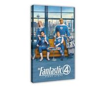 saedba The Fantastic Four First Steps Canvas Poster Wall Art Decor Print Picture Paintings for Living Room Bedroom Decoration 24x36inch(60x90cm)