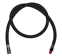 SAEKODIVE Low Pressure Braided Diving Hose - 27" or 36" Flexible Braided Hose - 500PSI for Scuba Diving 2nd Stage Regulator and Octopus (Black/27")