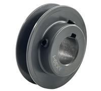 Saelno AK30-1 Single Groove Fixed Bore V Belt Pulley 1 inch bore 3.05 inch Outside Dia V-Belt Sheave Cast Iron for A AX 3L 4L V-Belts