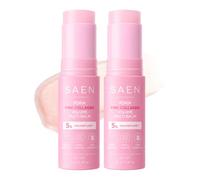 Saen PDRN Pink Collagen Volume Multi Balm Stick, Hydrating Collagen Balm for Face Eye Lip and Neck Care, Volufiline Nourishing Facial Stick for Smooth and Radiant Looking Skin，2pcs