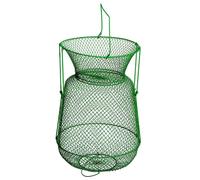 SAENGER wire landing net round with stand landing net 10 mm mesh size