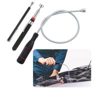 saerryor 3 Pack Telescopic Magnetic Pickup Tool with Pocket Clip, Extendable Pickup Tools with Strong Magnetism Tips, Flexible Magnet for Picking up Pins Screws Nuts, Extending Retrieval