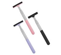 saerryor 3 PCS Car Rearview Mirror Wiper Side Mirror Squeegee Retractable Auto Mirror Wipers Small Windows Squeegee for Car Windshields, Bathroom Mirrors and Countertops