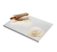 saerryor Stainless Steel Chopping Board, Cutting Boards, Baking Board, Cutting Boards for Kitchen with Counter Lip, Heavy Duty Cutting Board for Meat Vegetables Baking Pastry (40 cm L x 30 cm W)