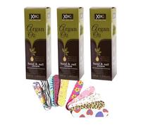 SAESR 3-Pack Argan Oil Hand and Nail Cream for Women 100ml Bundled with SAESR Nail File. Hand and Nail Cream for Smoother and Softer Hands. Hand & Nail Creams for Long-Lasting Hydration.