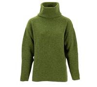 Sätila - Women's Sandby Polo Sweater - Wool jumper size S, olive