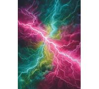 Saette colorate: Dimensione A4 a righe. Quaderno per studenti curiosi, creativi e pronti ad amare la scuola!