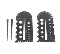 Sätze Gewindelehre, schwarze Aluminiumlegierung,